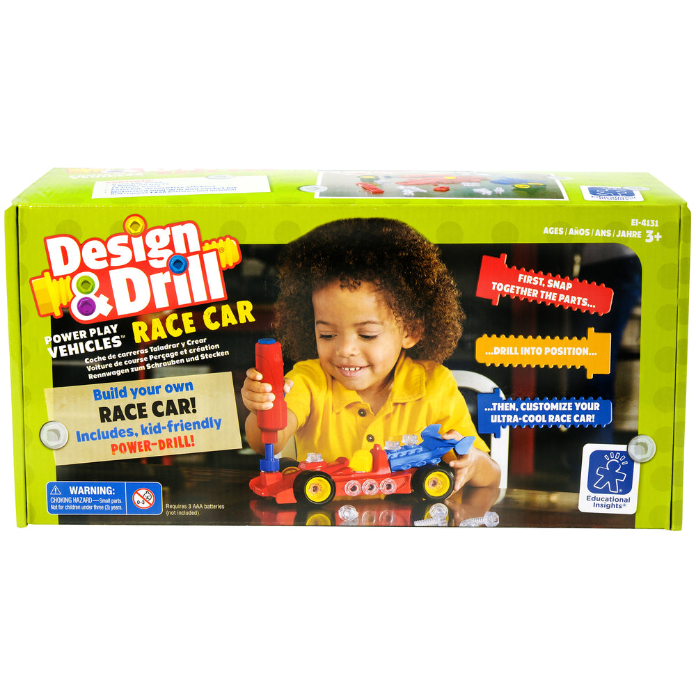 Educational Insights Design & Drill Power Play Vehicles - Race Car