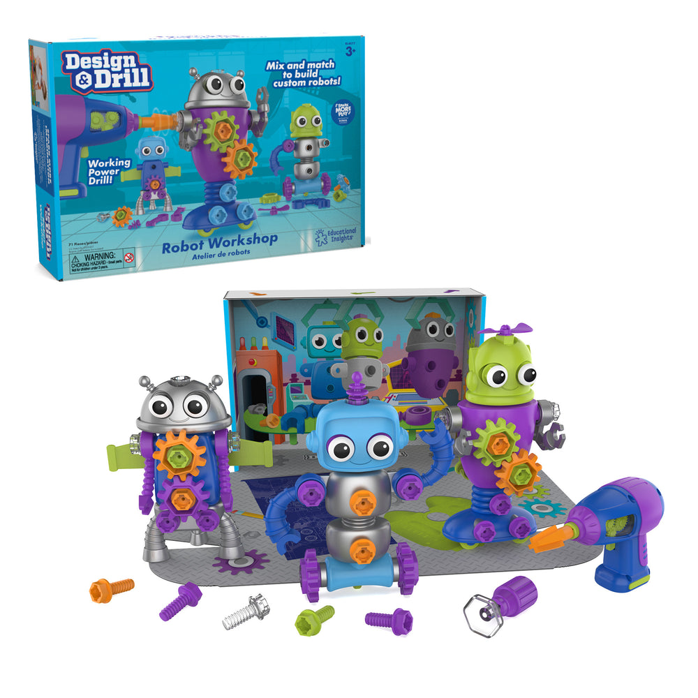 Educational Insights Robot Workshop - Creative Building Set