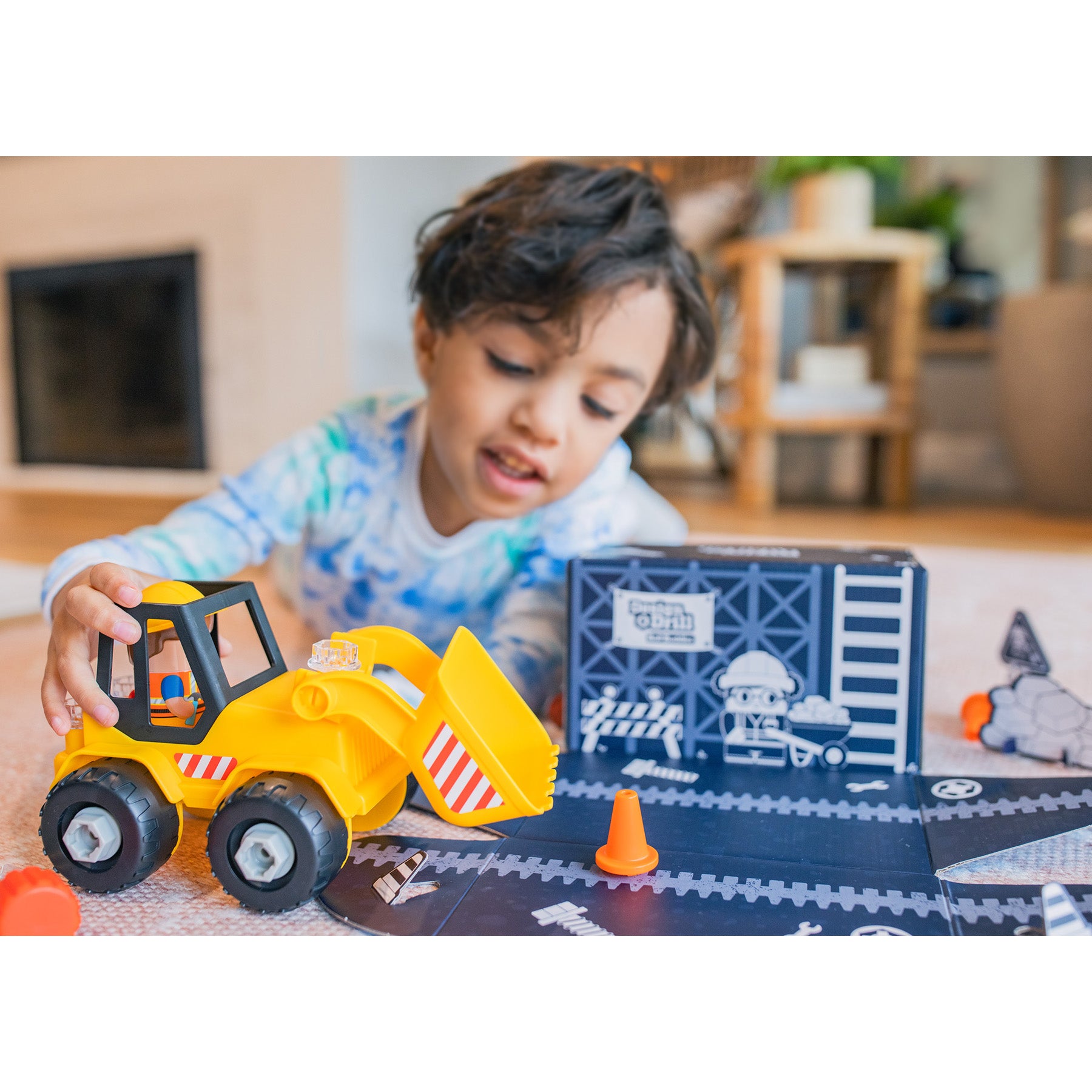 Educational Insights Design & Drill Bolt Buddies Bulldozer - Interactive Construction Toy