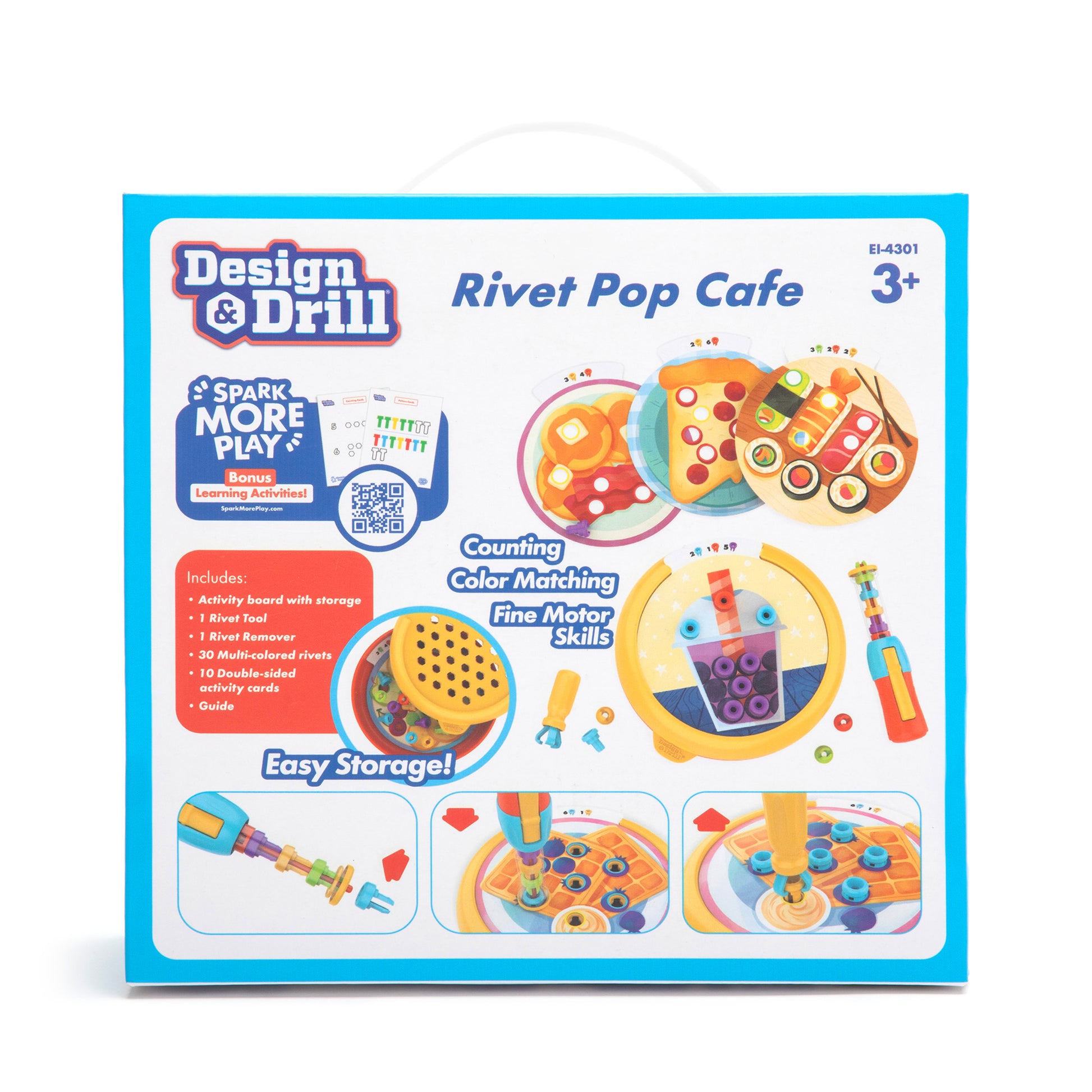 Educational Insights Rivet Pop Cafe - Colorful STEM Learning Toy