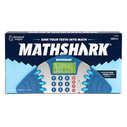 Educational Insights MathShark Handheld Electronic Math Game for Kids