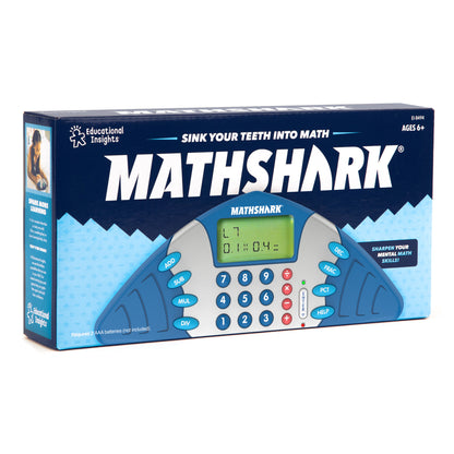 Educational Insights MathShark Handheld Electronic Math Game for Kids