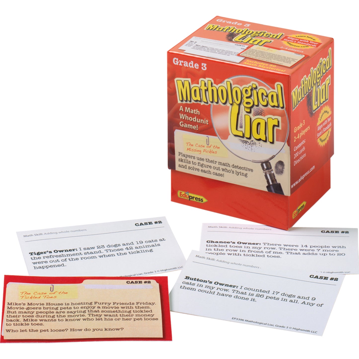 Edupress Mathological Liar Game - Grade 3 - Critical Thinking Math Mysteries