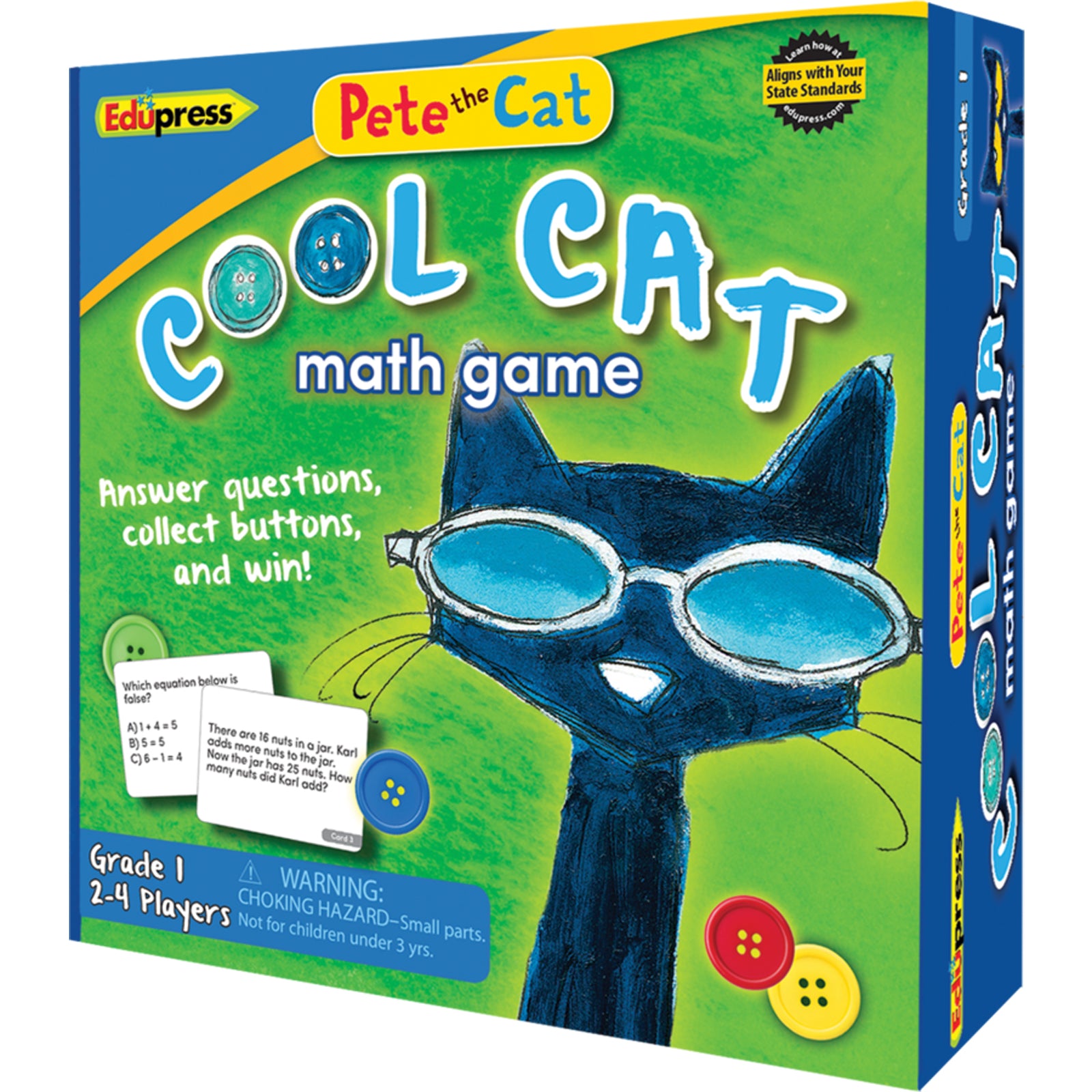 Edupress Pete the Cat Cool Cat Math Game - Grade-Level Educational Fun