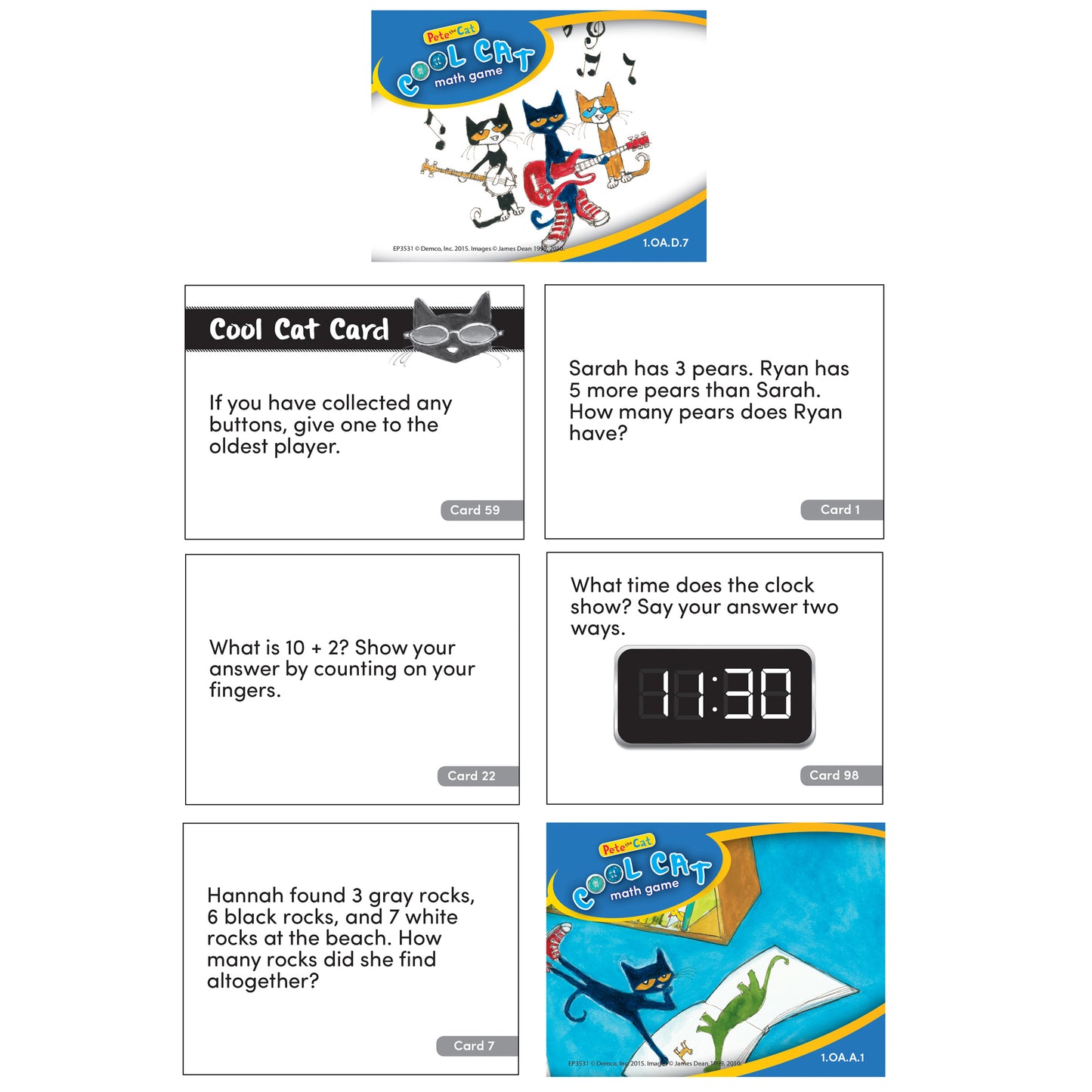 Edupress Pete the Cat Cool Cat Math Game - Grade-Level Educational Fun