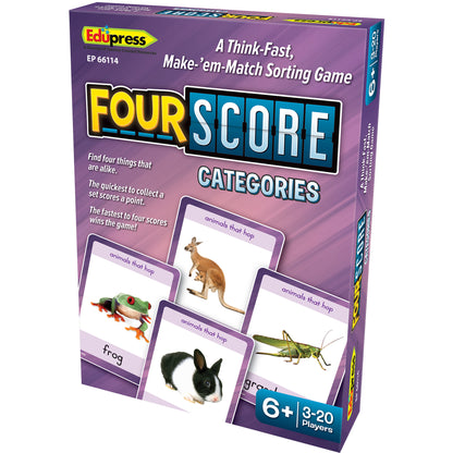 Teacher Created Resources Four Score Card Game - Triple Pack