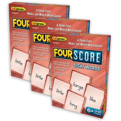 Teacher Created Resources Sight Words Showdown Card Game - 3 Pack