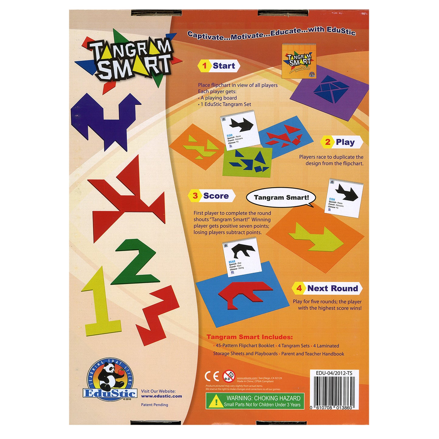 EduStic Tangram Smart Game - Colorful Shape-Matching Challenge