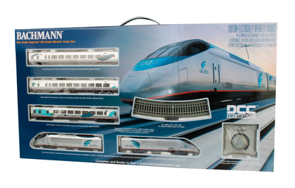 Bachmann Trains - Amtrak Acela HO Scale Electric Train Set with DCC