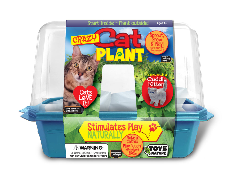 Crazy Cat Plant - Ultimate Catnip Growing Kit - Eco-Friendly