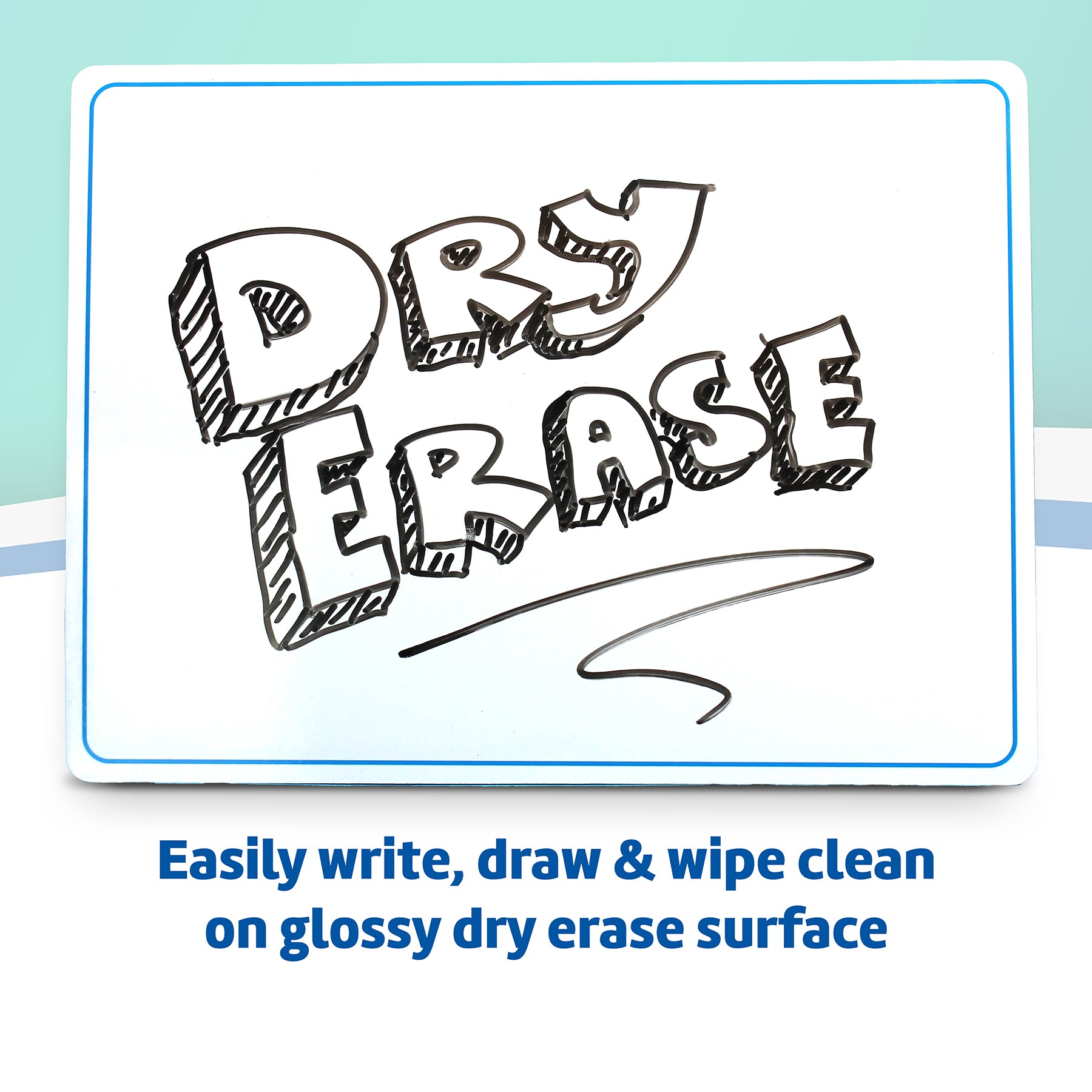 Flipside Dry Erase Learning Mat - Double-Sided, Letters & Numbers, 12-Pack