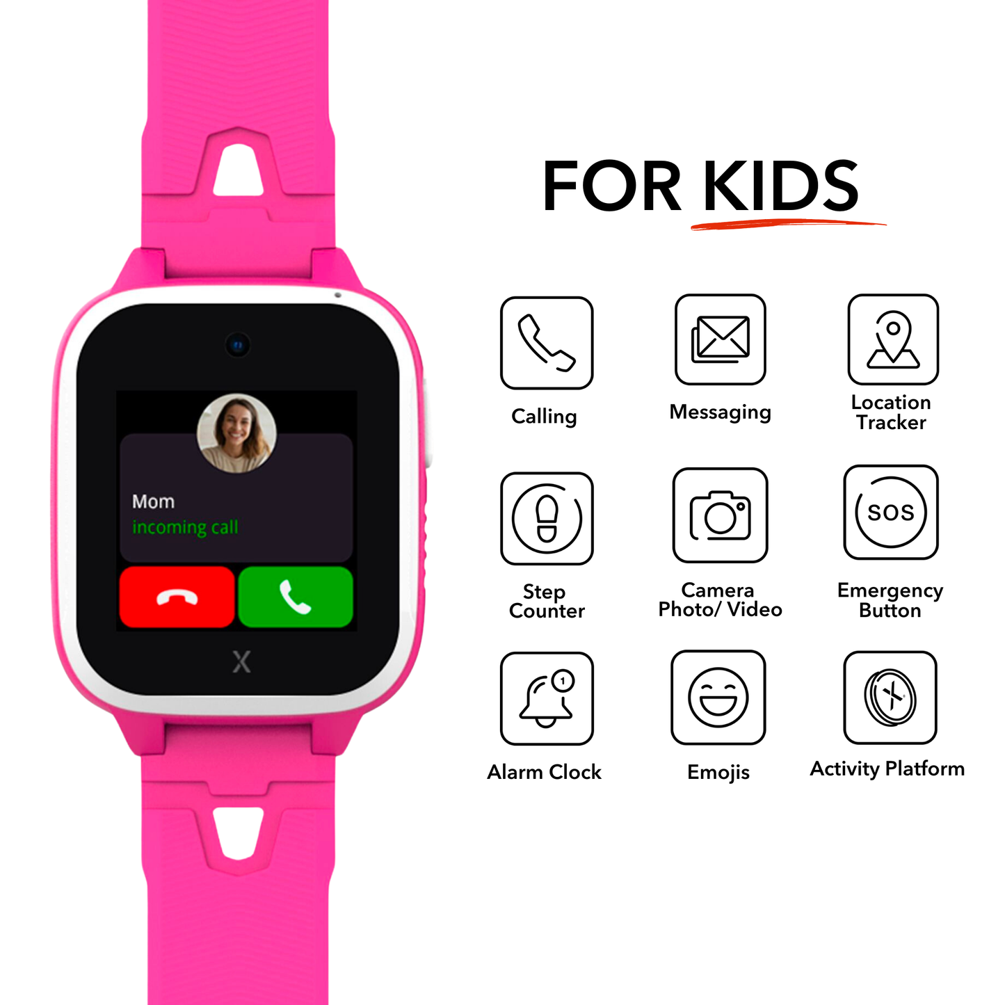 Xplora XGO3 Kids' Smart Watch - GPS, Voice & Text Messaging - Blue