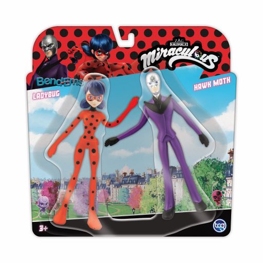 Bend-Ems Miraculous Transformation Pack - Action Figure Set