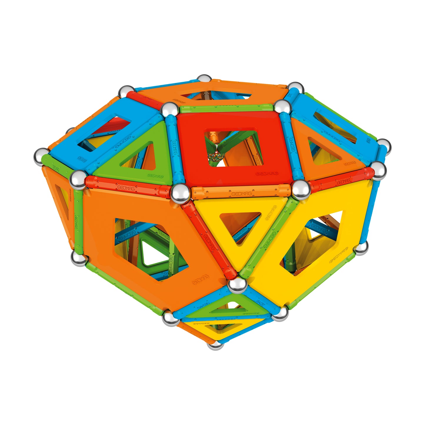 Geomag MASTERBOX Supercolor Recycled Magnetic Building Set - 388 Pieces