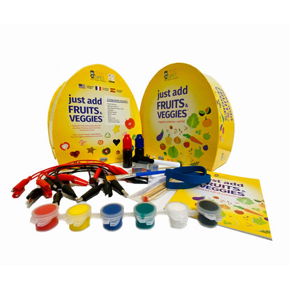 Griddly Kids Science Art Kit - Just Add Fruits & Veggies