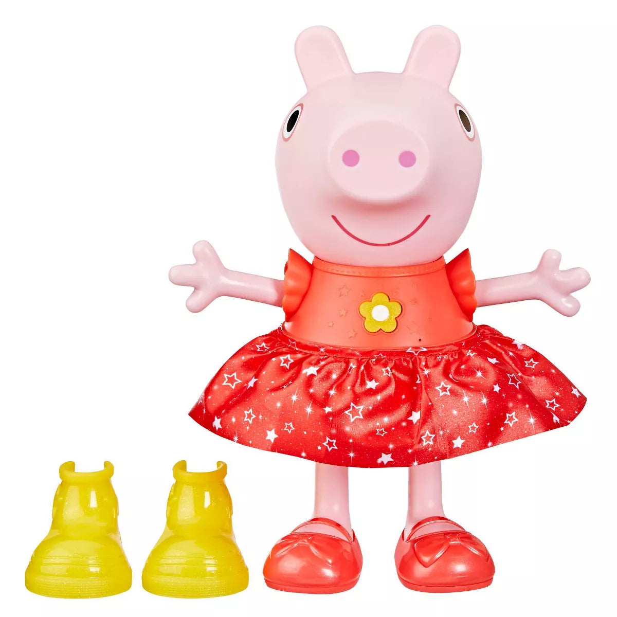 Peppa Muddy Puddles Party Doll - Interactive 12-Inch Toy