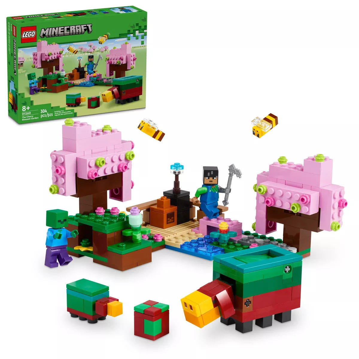 LEGO Minecraft The Cherry Blossom Garden Toy 21260