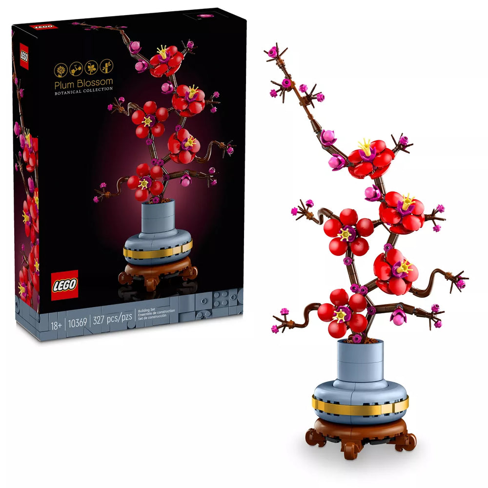 LEGO Icons Plum Blossom Flower Decor Display Set 10369