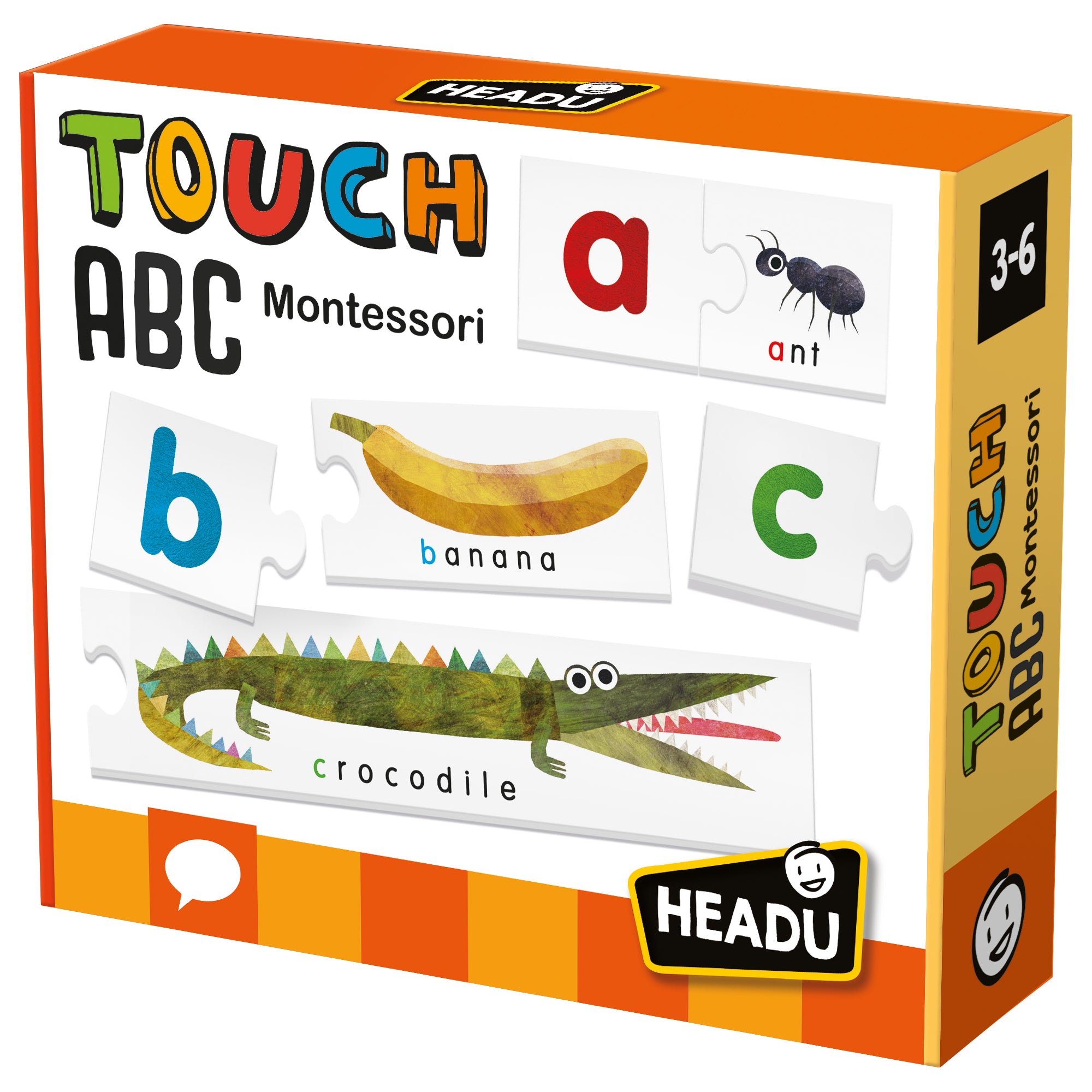 Headu Montessori Touch ABC - Interactive Tactile Alphabet Learning Toy ...