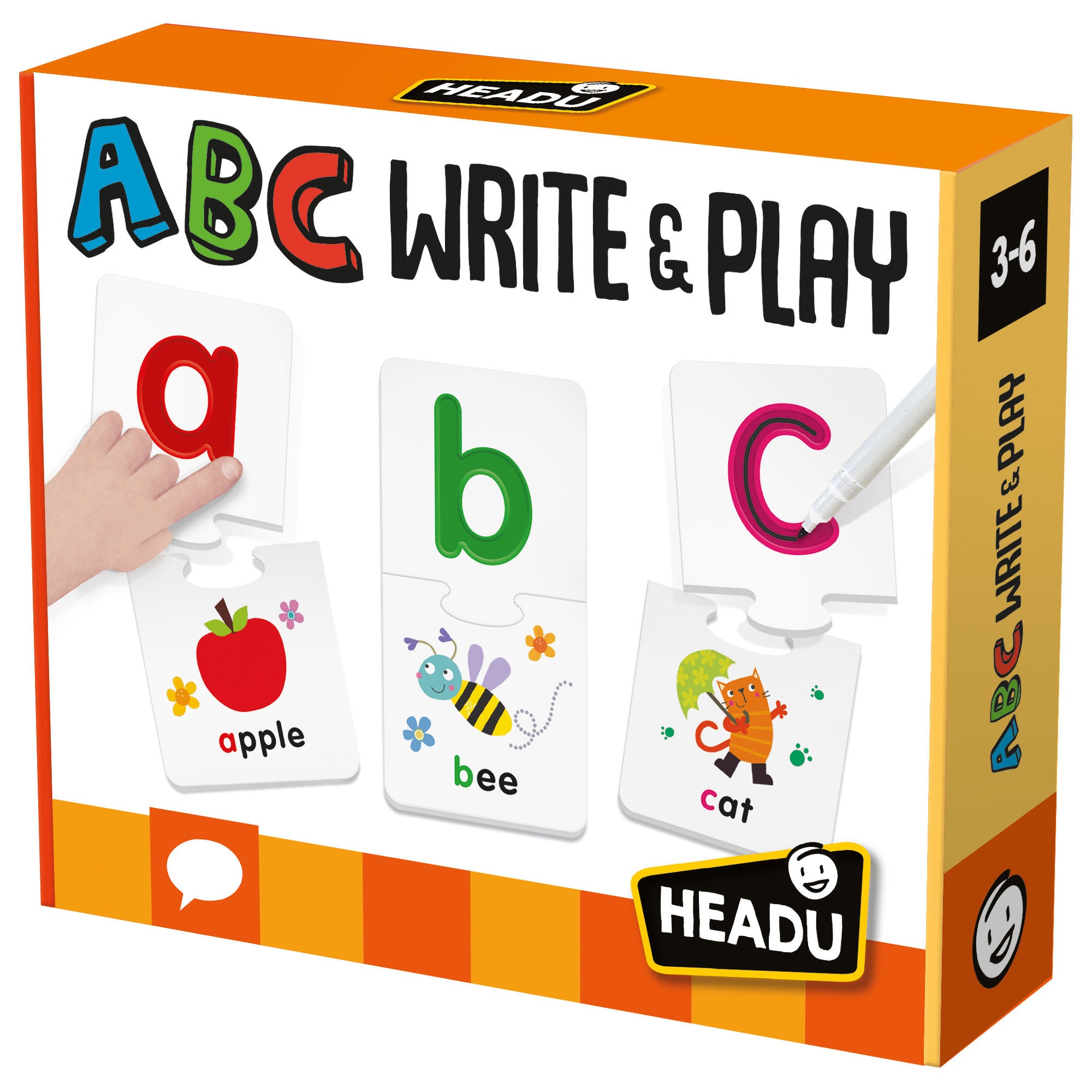 Headu ABC Write & Play Puzzles - Master the Alphabet – Toys