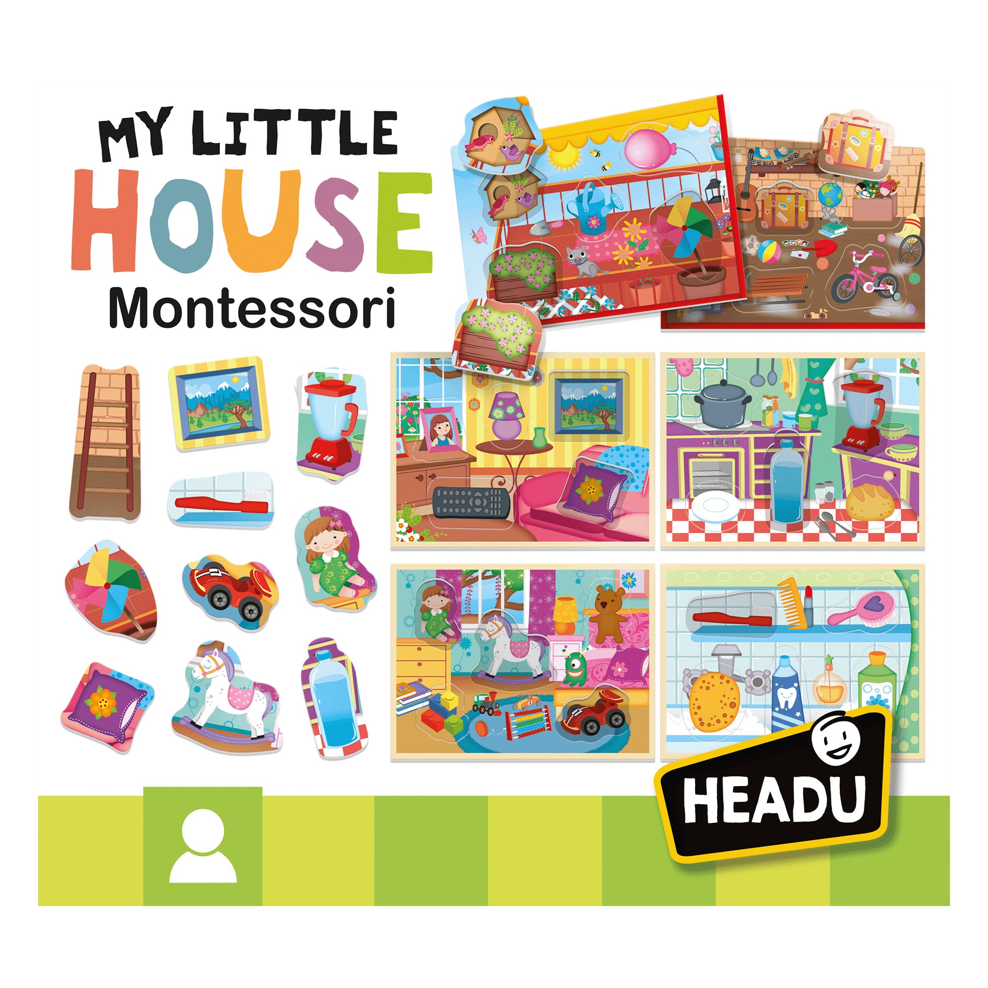 Headu Montessori My Little House - Interactive Learning Toy