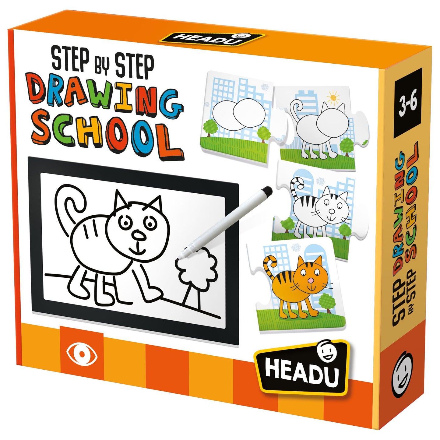 Headu Step by Step Drawing School - Animal Artistry Kit