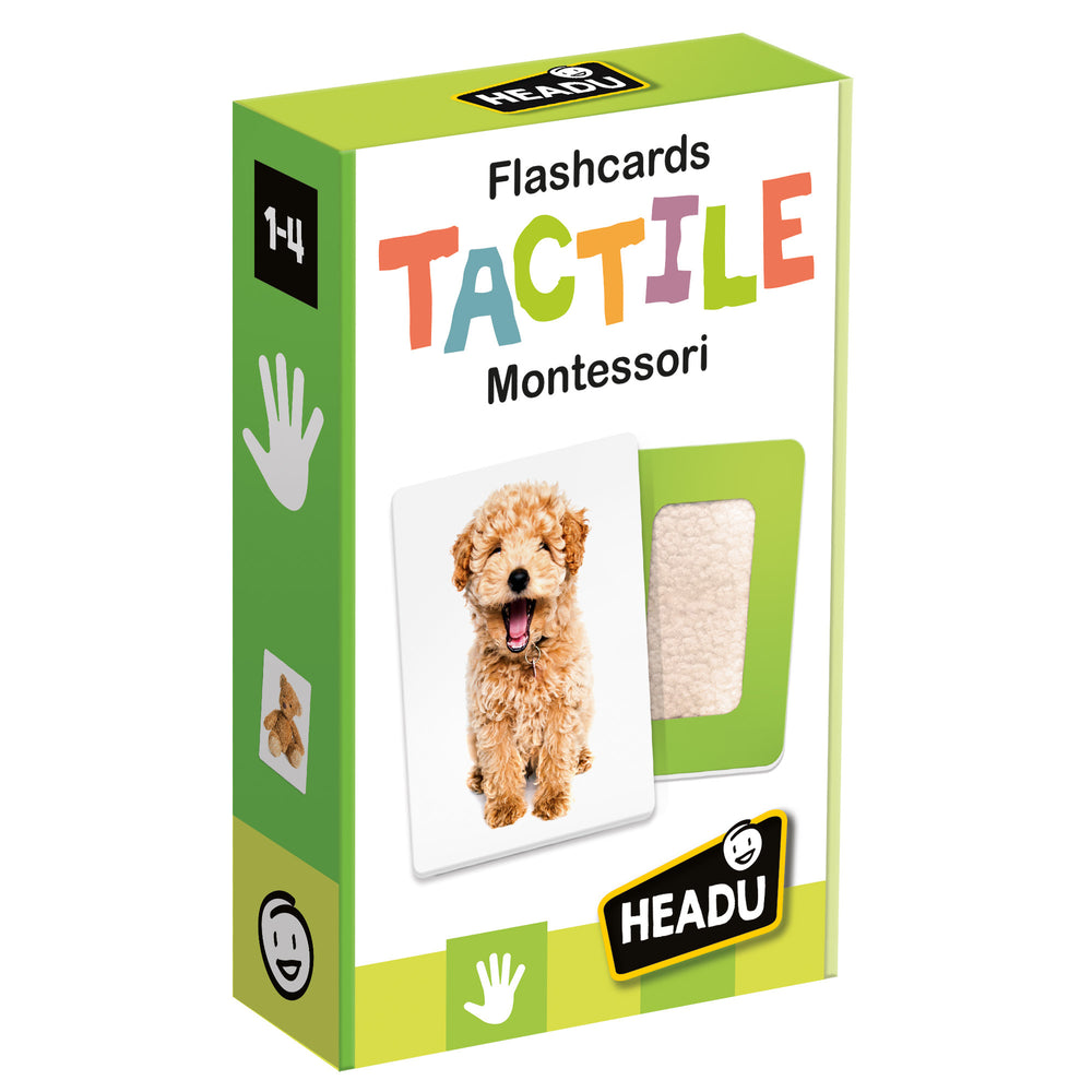 Headu Montessori Touch & Feel Flashcards - Sensory Exploration Toy