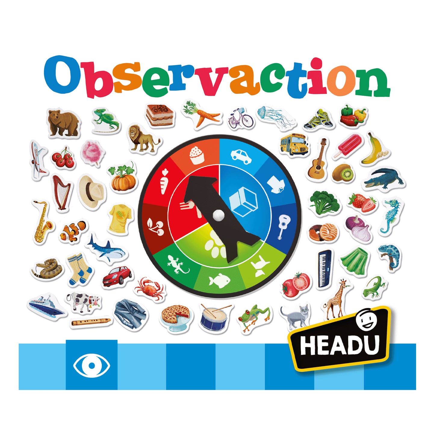 Headu Observaction - Color Clash Spin & Spot Game