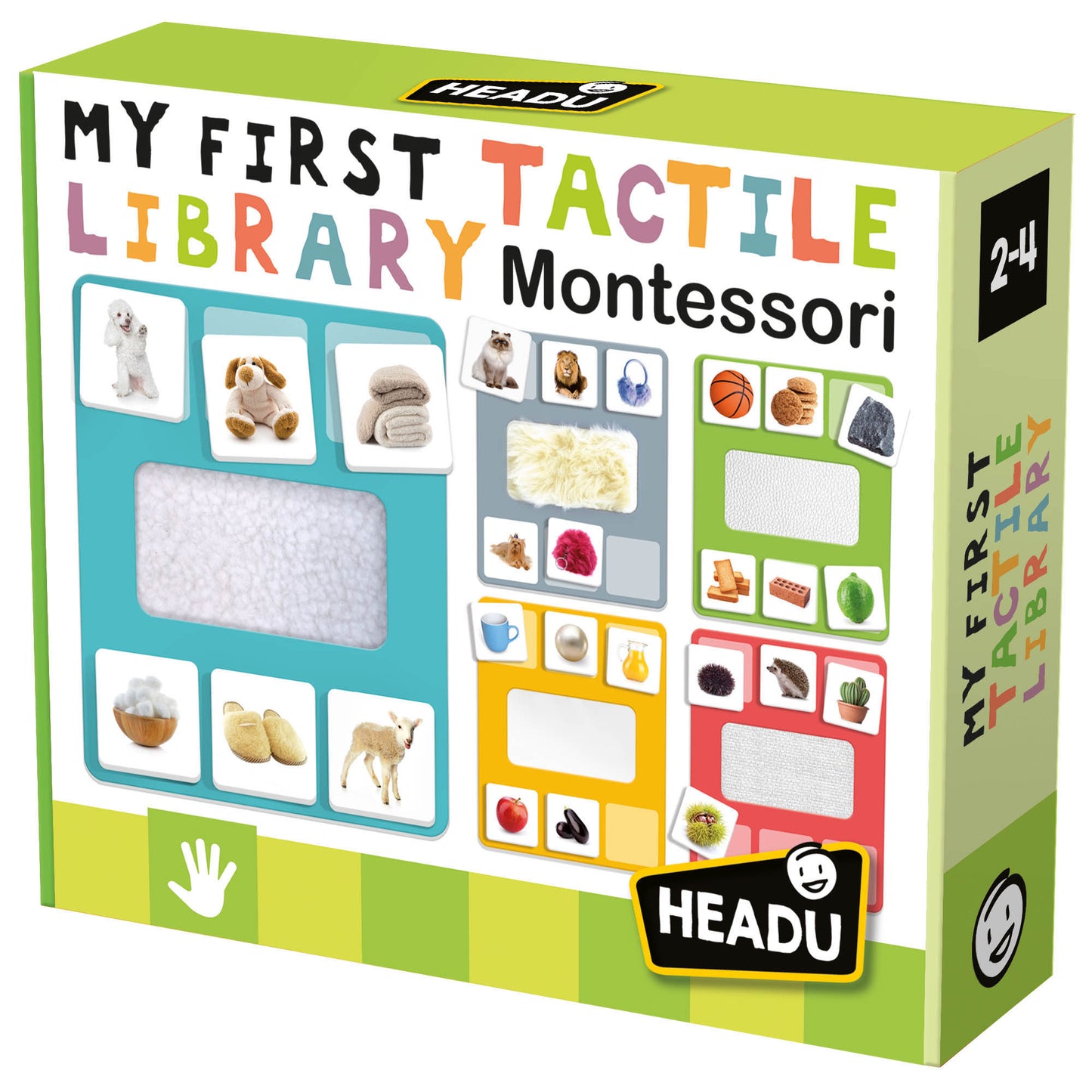 Headu Montessori My First Tactile Library - Sensory Exploration Game