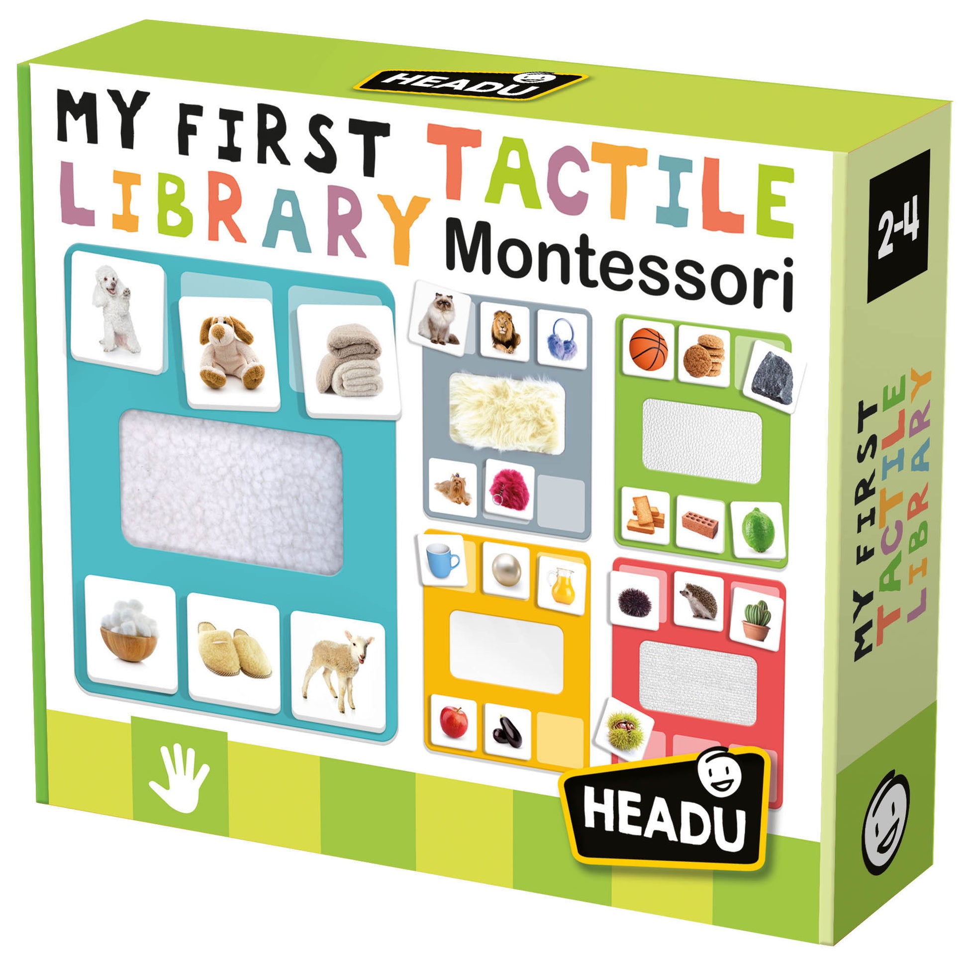 Headu Montessori My First Tactile Library - Sensory Exploration Game