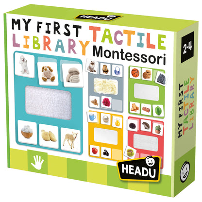 Headu Montessori My First Tactile Library - Sensory Exploration Game