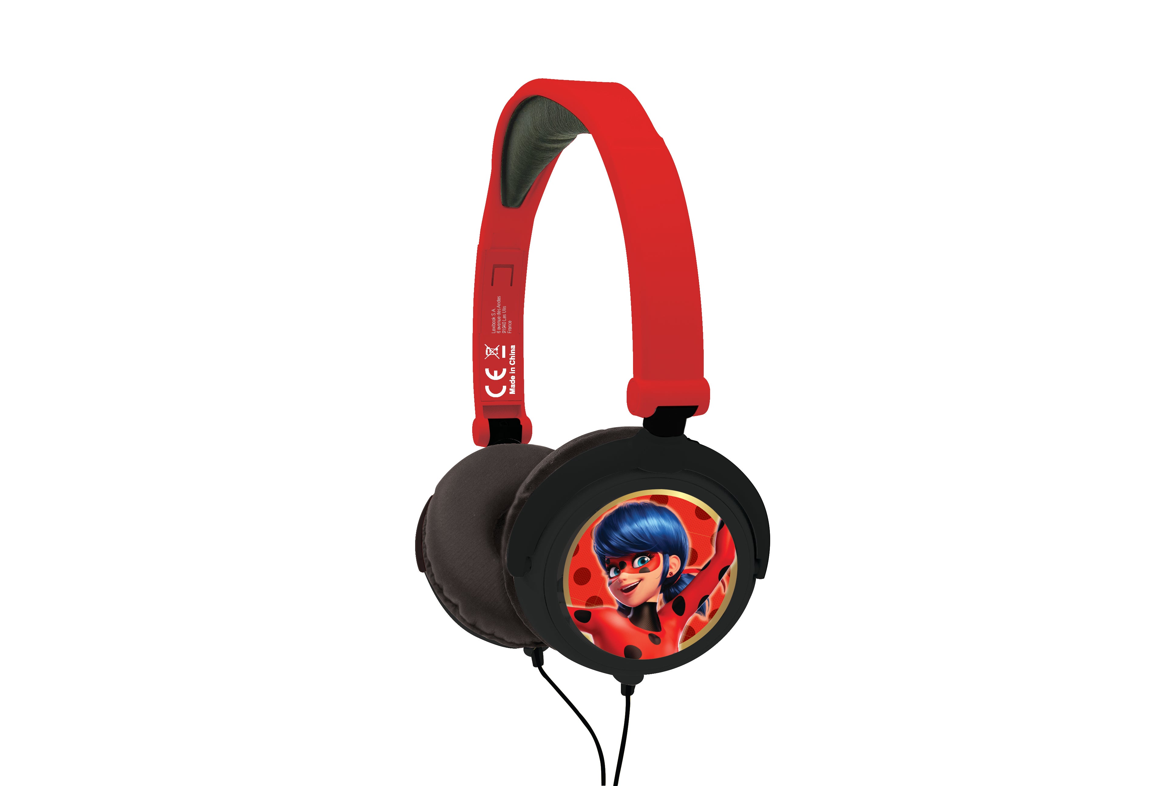 Miraculous Ladybug Foldable Headphones - Compact and Kid-Friendly ...