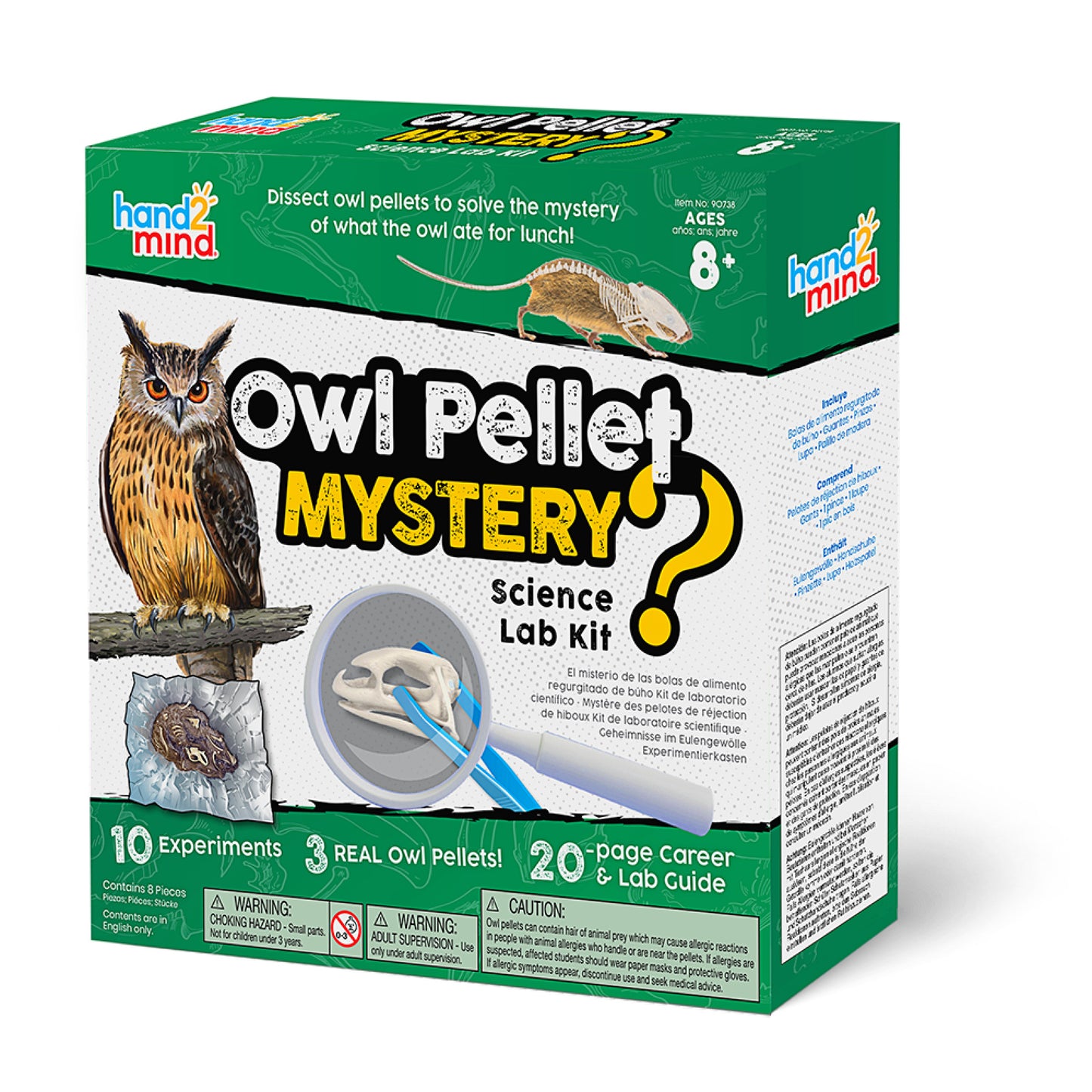 Hand2Mind Owl Pellet Mystery Science Lab Kit