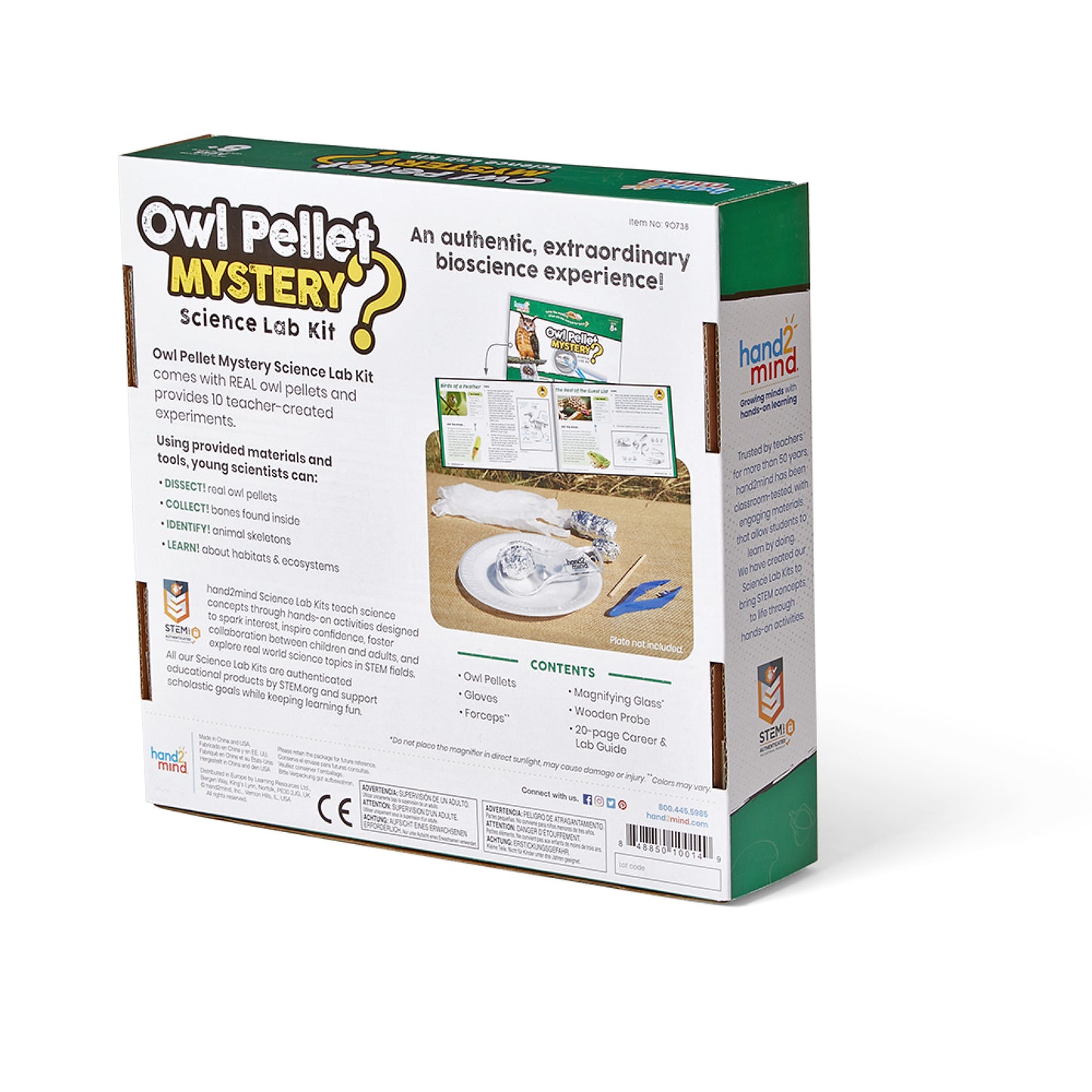 Hand2Mind Owl Pellet Mystery Science Lab Kit