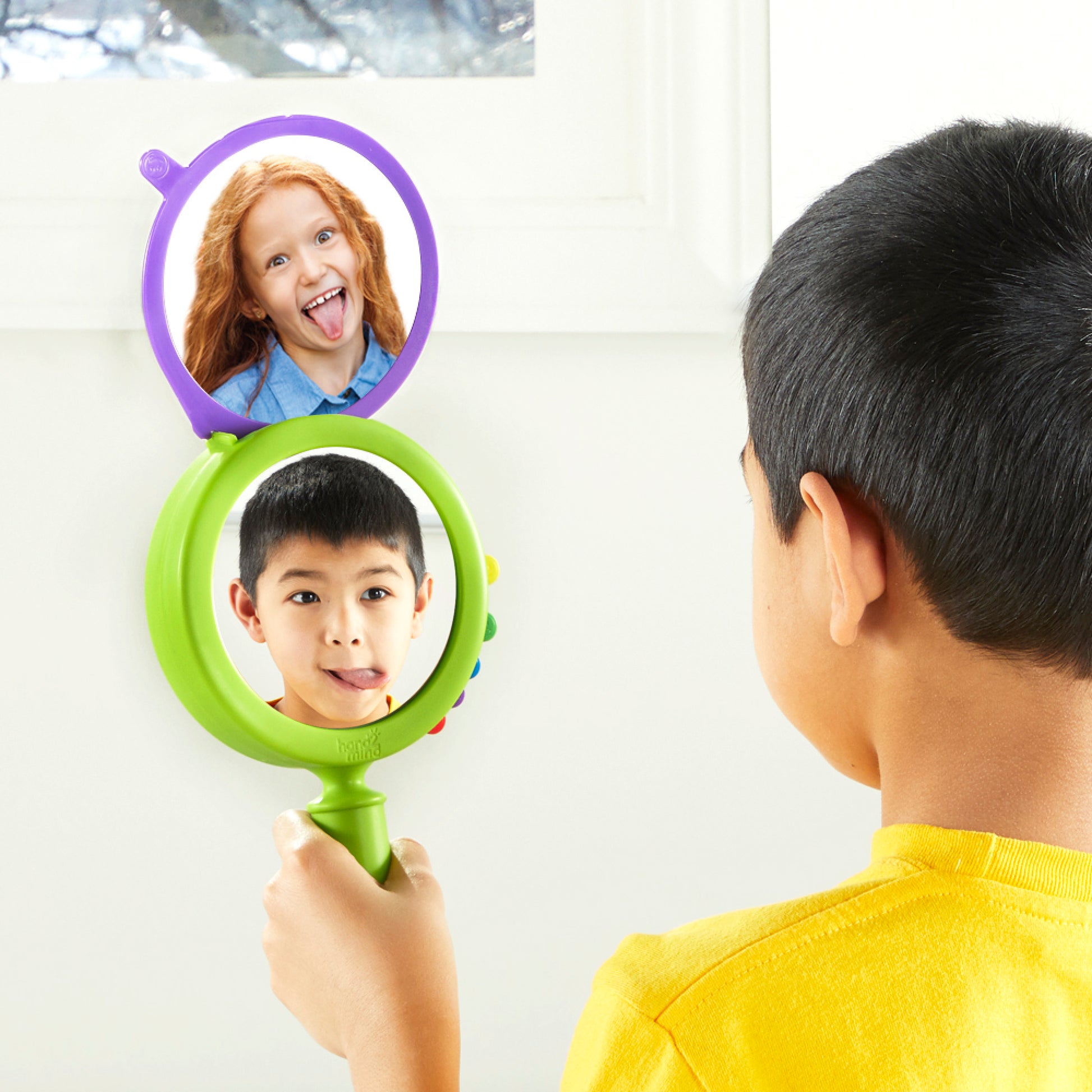 Hand2Mind See My Feelings Mirrors - Emotional Learning Set of 4