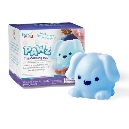 Hand2Mind PAWZ The Calming Pup Interactive Light-Up Toy