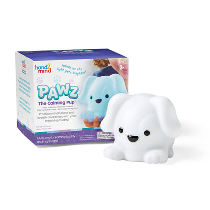 Hand2Mind PAWZ The Calming Pup Interactive Light-Up Toy