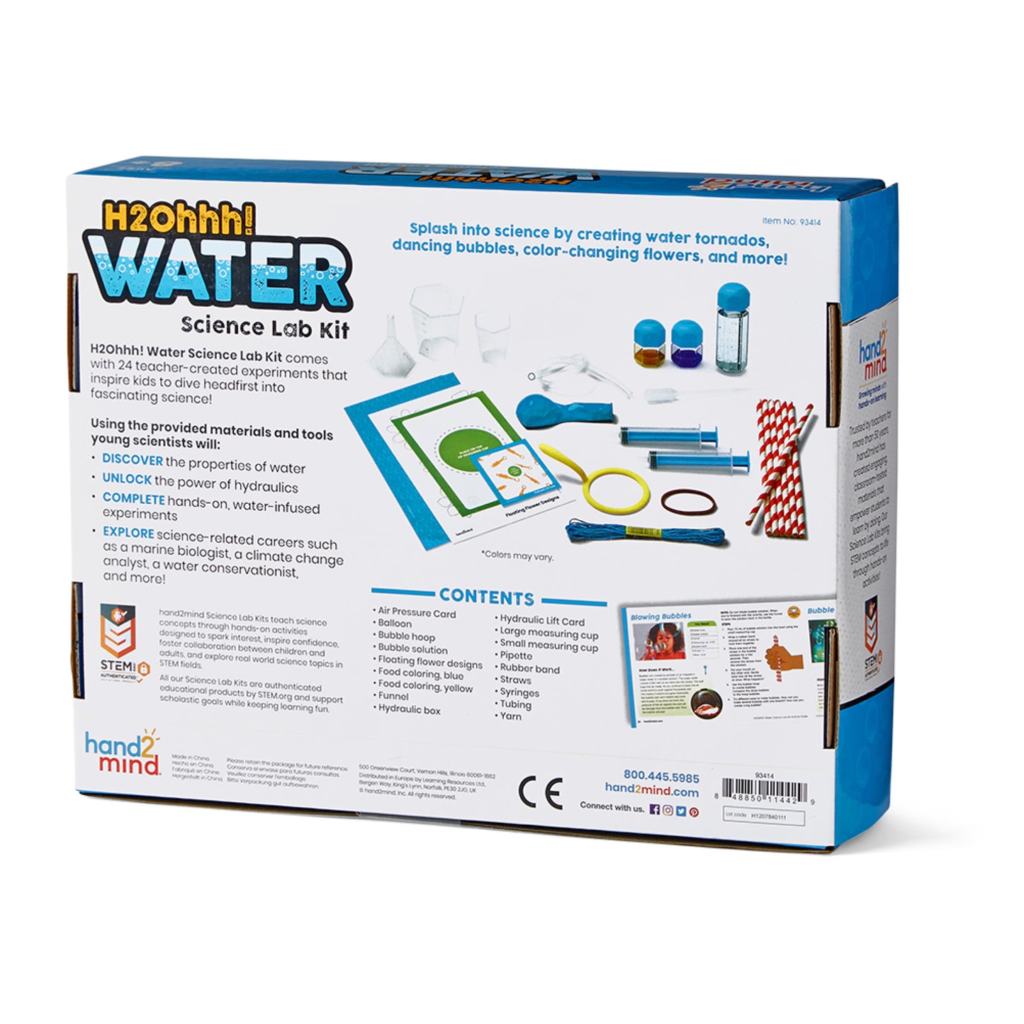 Hand2Mind H2Ohhh! Water Science Exploration Kit for Kids