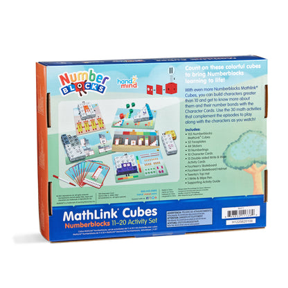 Hand2Mind Numberblocks MathLink Cubes 11-20 Activity Set - Educational Math Toy