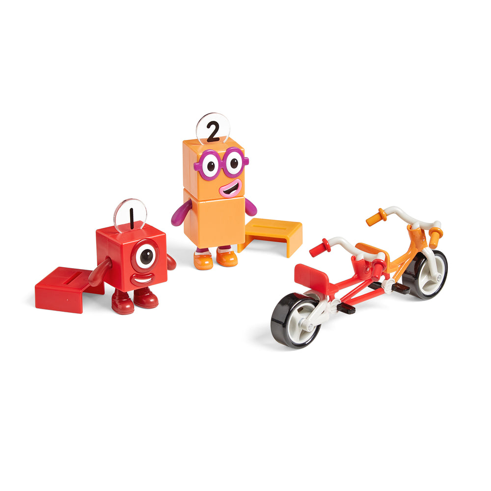 Hand2Mind Numberblocks One and Two Interactive Bike Adventure Toy