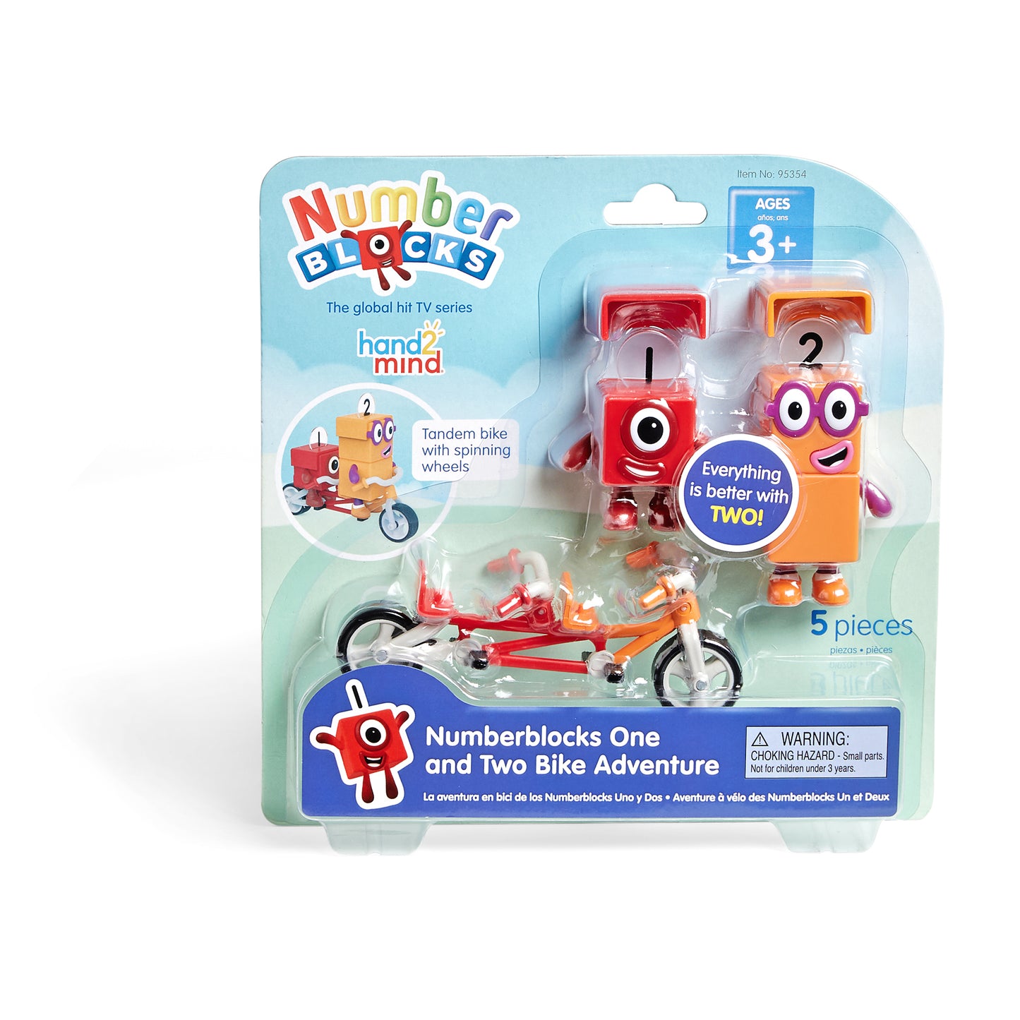 Hand2Mind Numberblocks One and Two Interactive Bike Adventure Toy