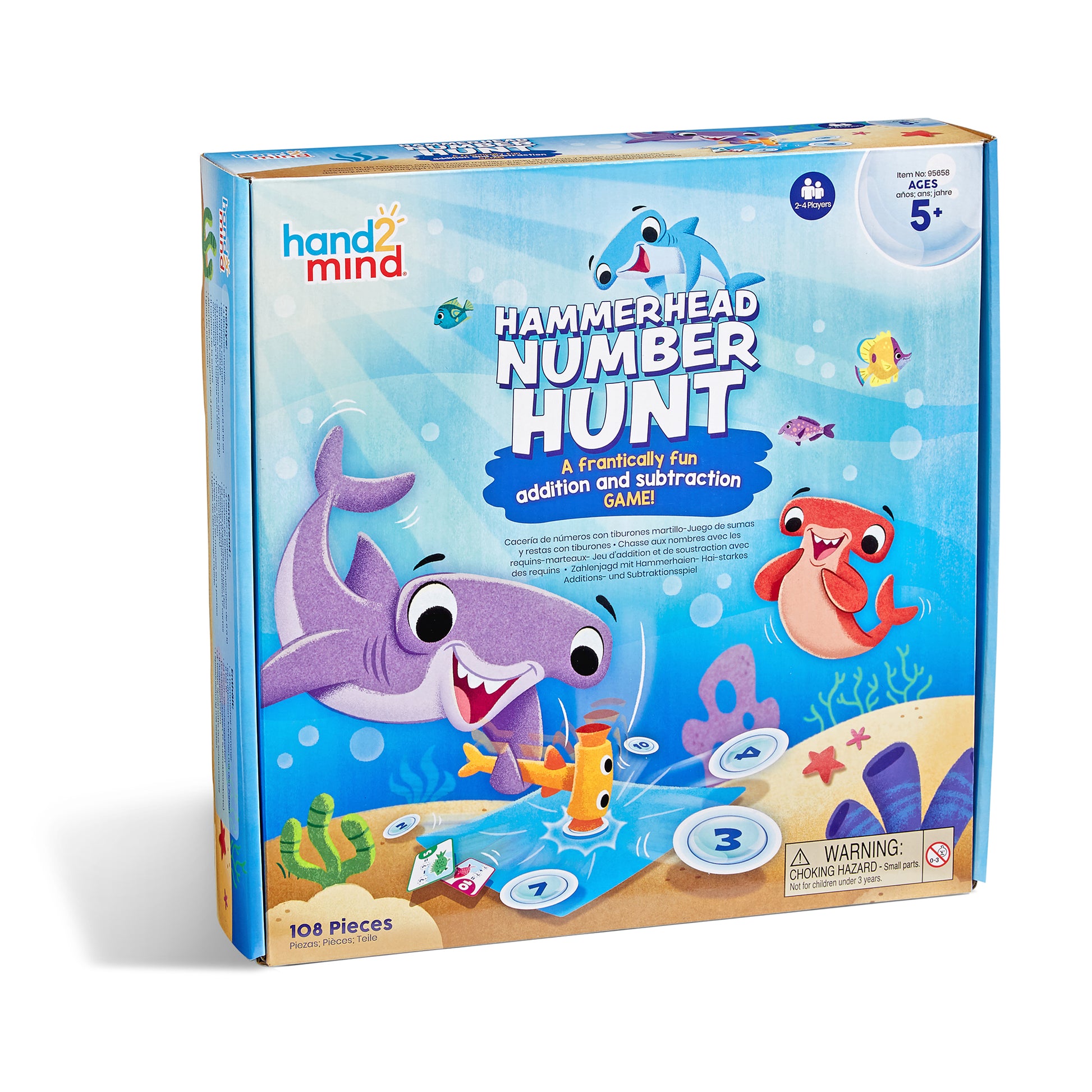 Hand2Mind Hammerhead Number Hunt - Math Adventure Game