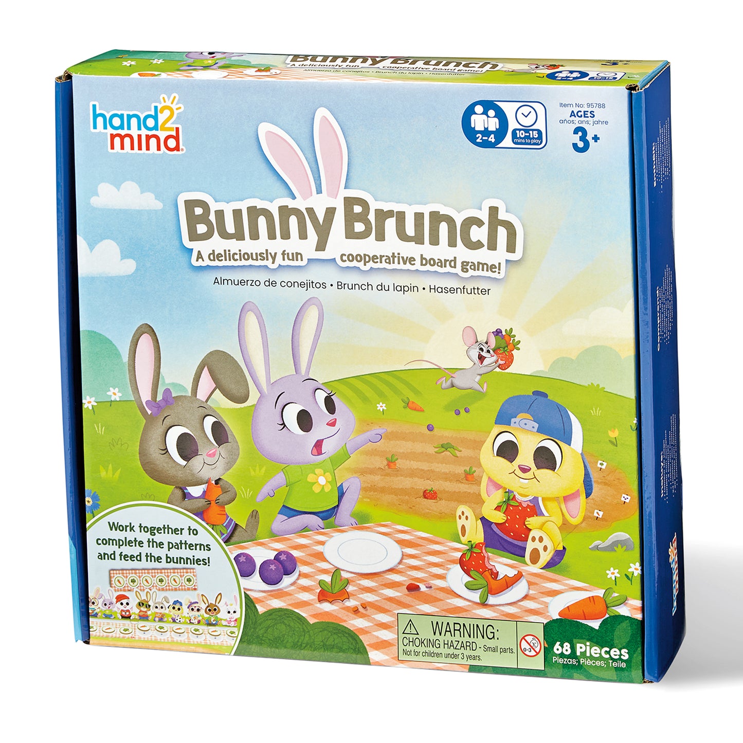 Hand2Mind Bunny Brunch - Cooperative Patterning Game for Kids