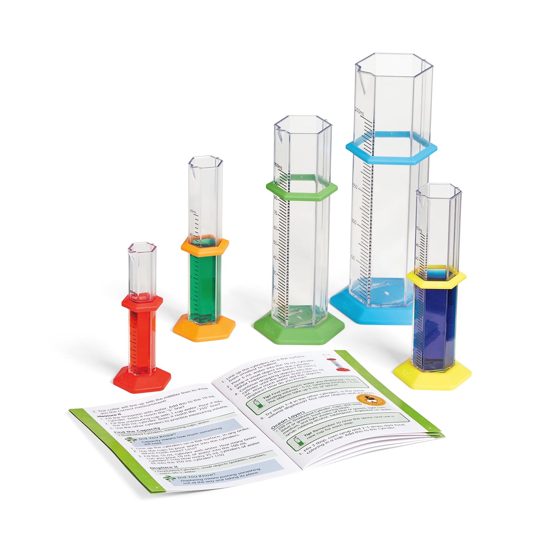 Hand2Mind Starter Science Graduated Cylinders Set for Kids