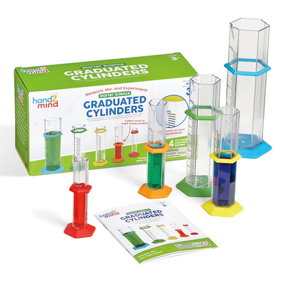 Hand2Mind Starter Science Graduated Cylinders Set for Kids