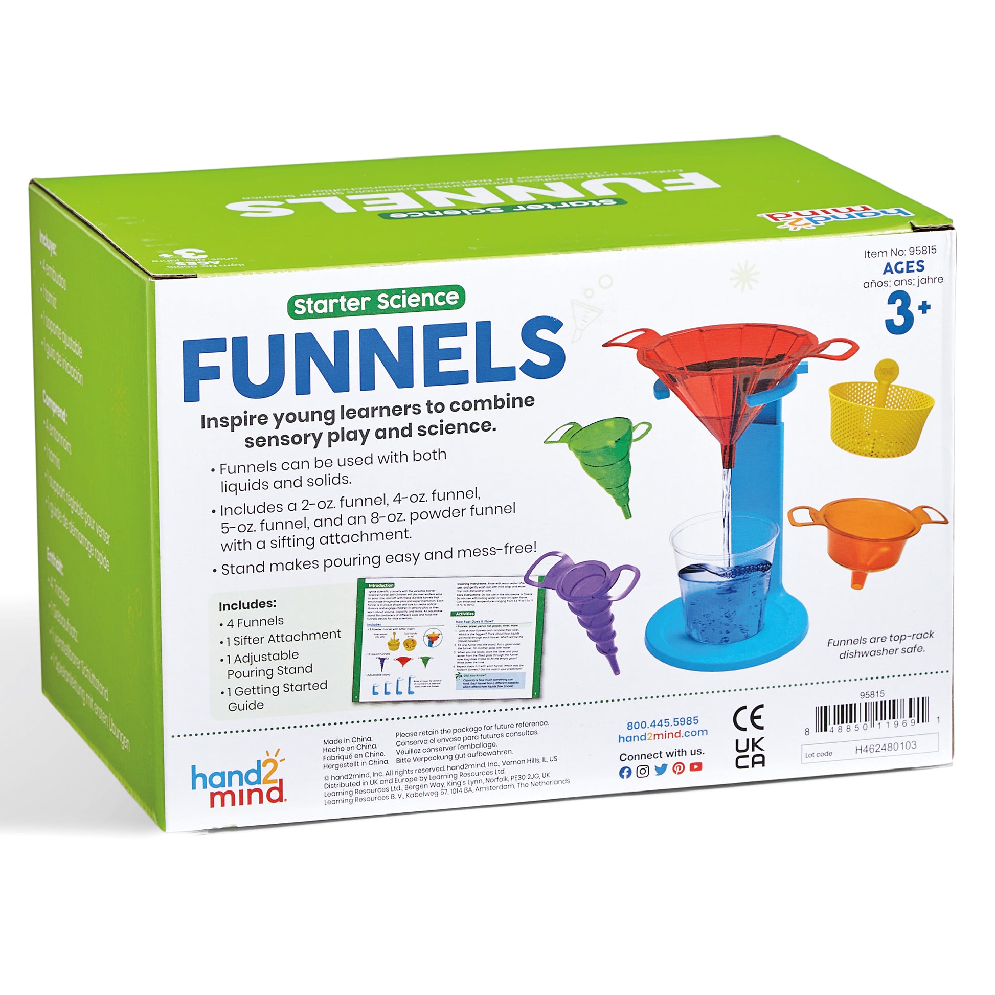 Hand2Mind Discover & Play Starter Science Funnels Set