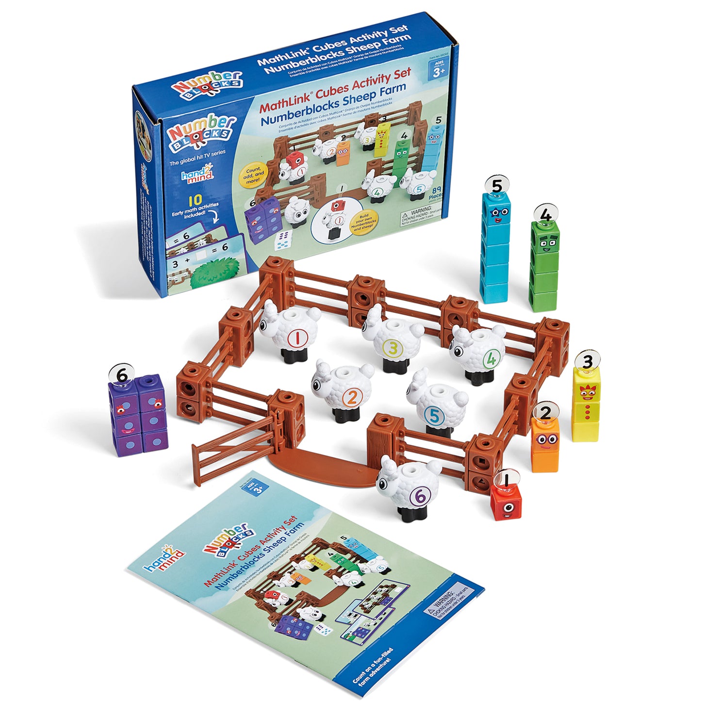 Hand2Mind MathLink Cubes Activity Set - Numberblocks Sheep Farm Adventure