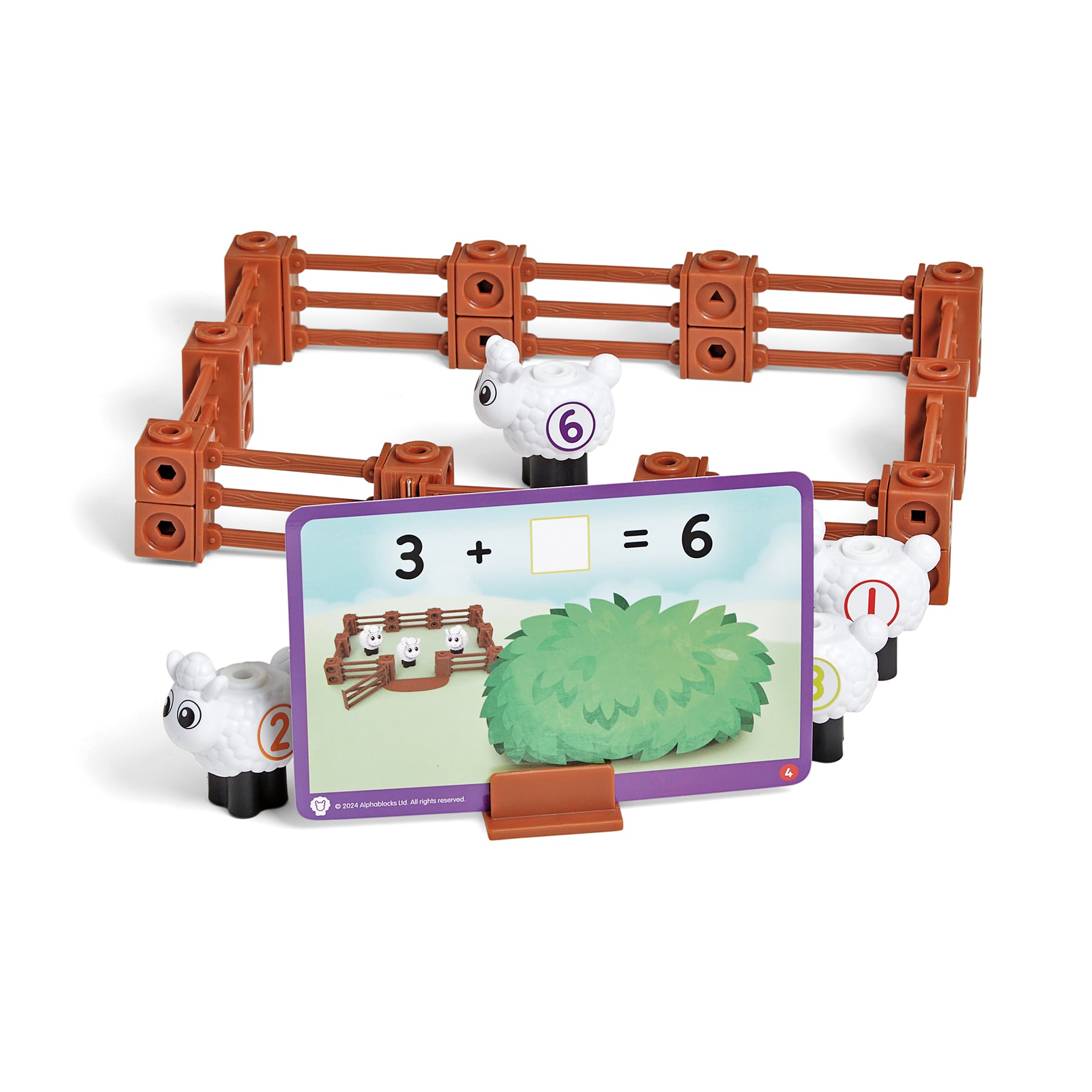 Hand2Mind MathLink Cubes Activity Set - Numberblocks Sheep Farm Adventure