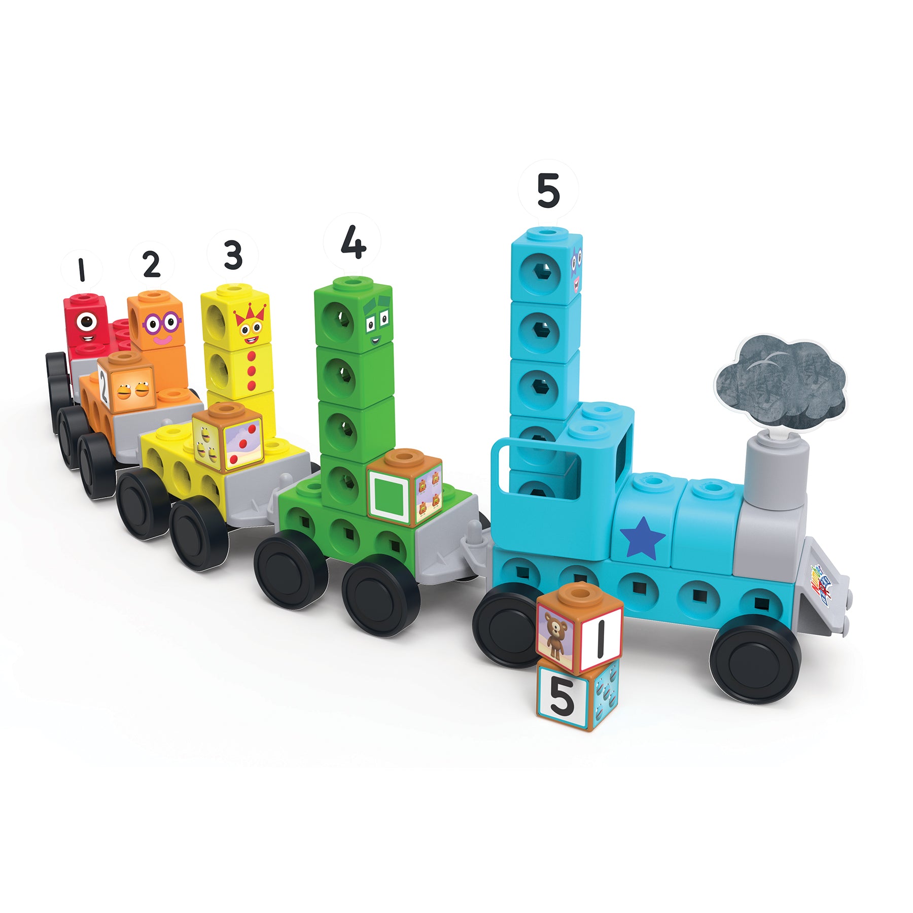 Hand2Mind Numberblocks MathLink Cubes Express Train Activity Set