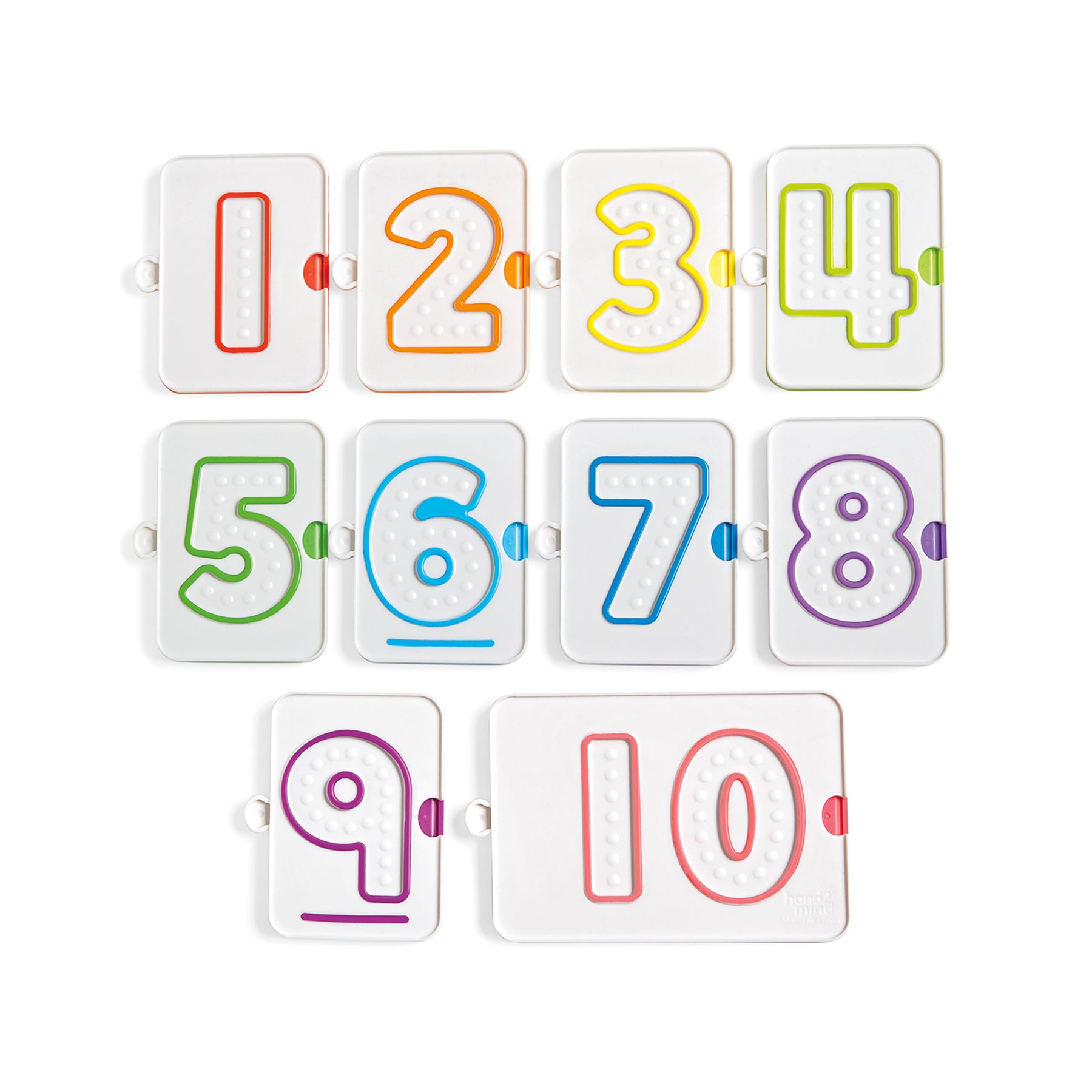 Hand2Mind Sensory Number Trays - Textured Paths for Learning Math